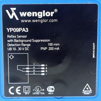 Reflex sensor YP09PA3 