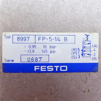 Foot Valve With Detent FP-5-1/4 B FP-3-1/4 B Used