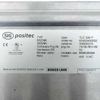 Twin Line AC servo motor control TLC534 F -/HIFA/-/PBDP 