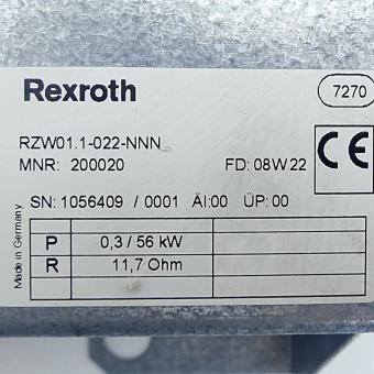 braking resistor RZW01.1-022-NNN 