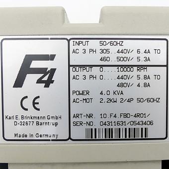 Frequency converter F4 