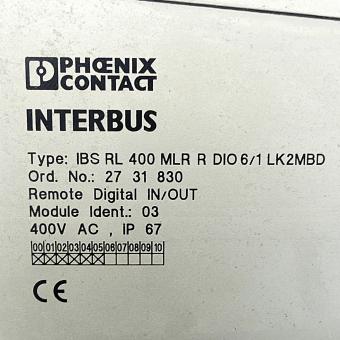 motor switch IBS RL 400 MLR R DIO 6/1 LK2MBD 