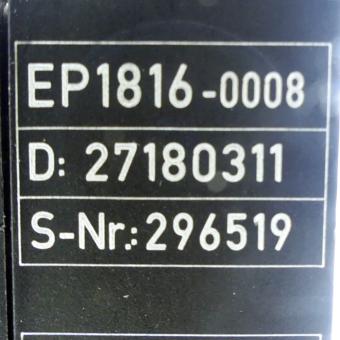 EtherCAT Box 16DI D-Sub 