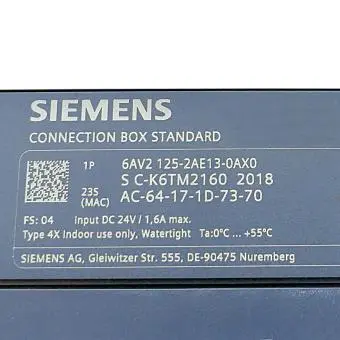 SIMATIC HMI connection box Standard for Mobile Panels 