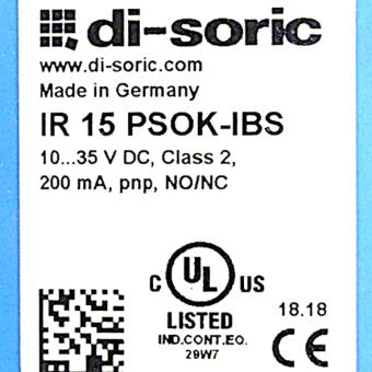 Ring Sensor IR 15 PSOK-IBS 