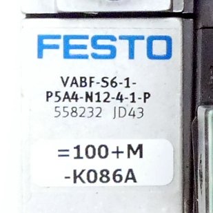 Druckaufbauventil VABF-S6-1-P5A4-N12-4-1-P 