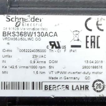 3-Phasen Schrittmotor BRS368W130ACA VRDM368/50 LWCOO 