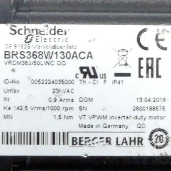 Stepper motor BRS368W130ACA 