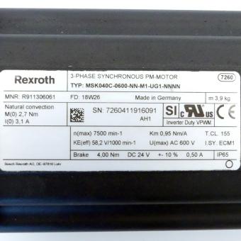 Servomotor MSK040C-0600-NN-M1-UG1-NNNN 