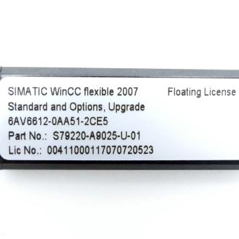 Simatic WinCC flexible 2007 Standard and Options Upgrade Floating License 