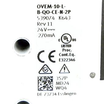 Vakuumsaugdüse OVEM-10-L-B-QO-CE-N-2P 