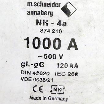 Fuse insert NH - 4a 