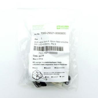 SVS valve plug BF A 18 mm self-clinching screw clamp 