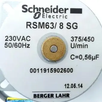 Synchronmotor 230V RSM63/8SG 