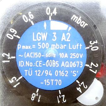 Differential pressure switch 