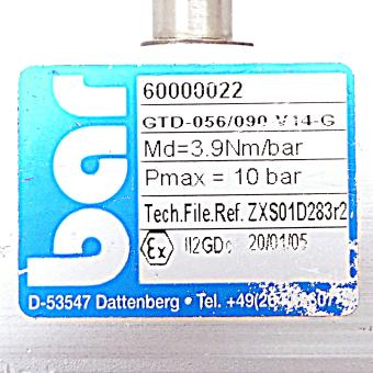 Pneumatischer Schwenkantrieb GTD-056/090-V14-G 