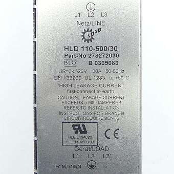 Netzfilter HLD 110-500/30 