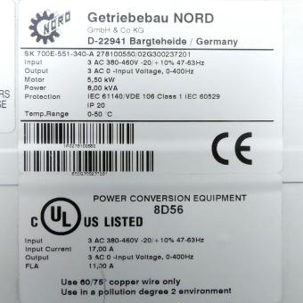 Frequency converter  NORDAC700E 