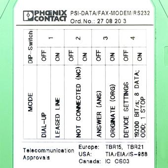 PSI-DATA/FAX-MODEM/RS232 