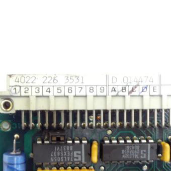 Control card input/output module  Used