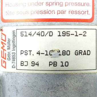 2/2-way angle seat globe valve 514 40D 1 9 51 2 51440D19512 