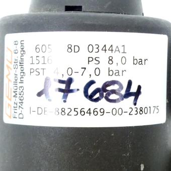 Ventil von 4,0 bis 7,0 bar  Gebraucht