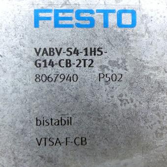 Linking plate  VABV-S4-1HS-G14-CB-2T2  New