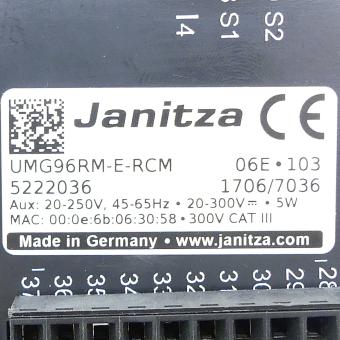Power Analyser UMG96RM-E-RCM 