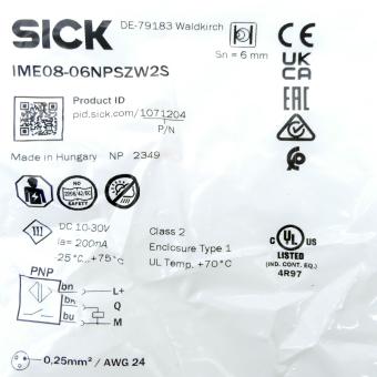 Induktiver Sensor IME08-06NPSZW2S 