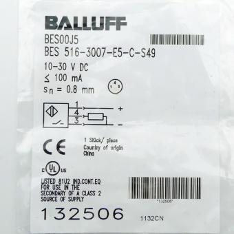 Cylindrical design without thread BES00J5 