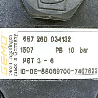 Pneumatically operated diaphragm valve GEMÜ 687 