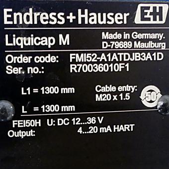 Kapazitiver Füllstandsmesser Liquicap M 