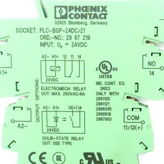 Base terminal PLC-BSP- 24DC/21  Used