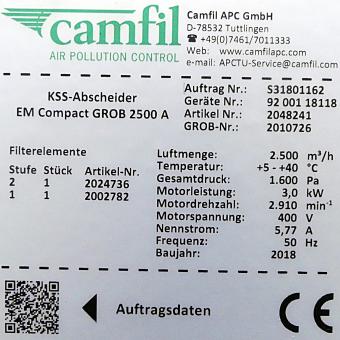 Kühlschmierstoff-Abscheider EM Compact GROB 2500 A 