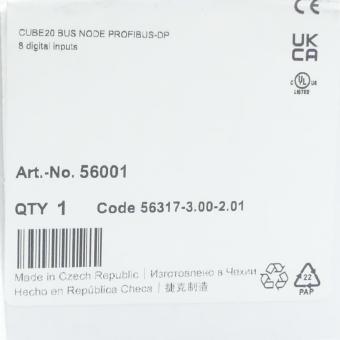 CUBE20 BUS NODE PROFIBUS-DP 56317-3.00-2.01  New FS