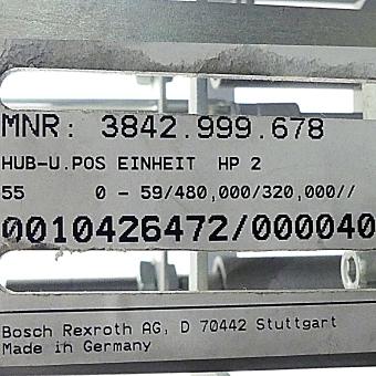 Lifting positioning unit lifting frame with cylinder  Used