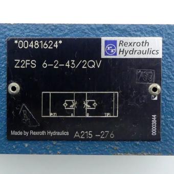 Drosselrückschlagventil Z2FS 6-2-43/2QV 