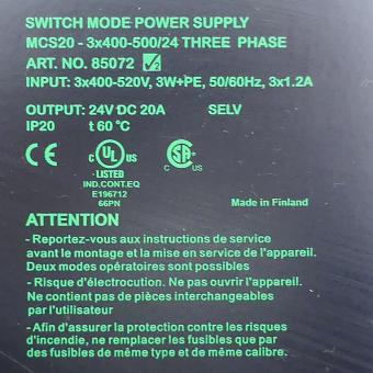 Netzgerät MCS20  