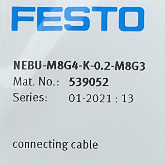 Verbindungsleitung NEBU-M8G4-K-0.2-M8G3 