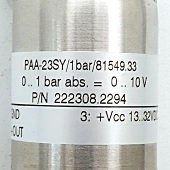 pressure sensor PAA-23SY 