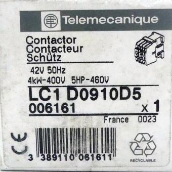 power contactor LC1 D0910D5 New FS