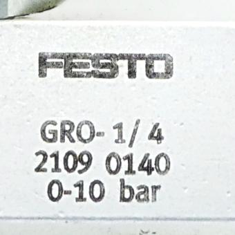 Throttle valve GRO-1/4 