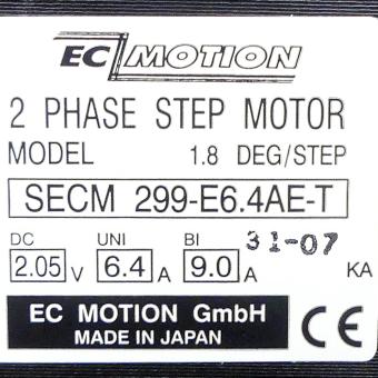 NEMA34 2-Phasen-Schrittmotor 1.8° 5.0Nm Anschlußkasten 6.4A Frontwelle:14mm  