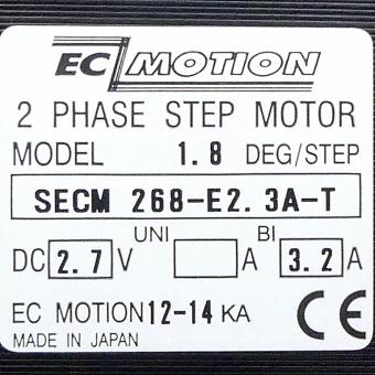 NEMA23 2-Phasen-Schrittmotor 1.8° 1.35Nm Anschlußkasten 2.3A Frontwelle:6.35mm  