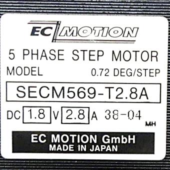 SIZE60 5-phase stepper motor 0.72° 1.66Nm Strands: 10 2.8A Front shaft: 8mm  