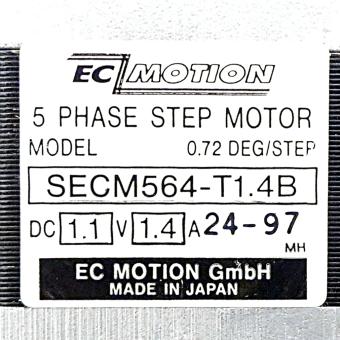 SIZE60 5-Phasen-Schrittmotor 0.72° 0.42Nm Anschlußkasten 1.4A 2-Wellenenden:8mm  