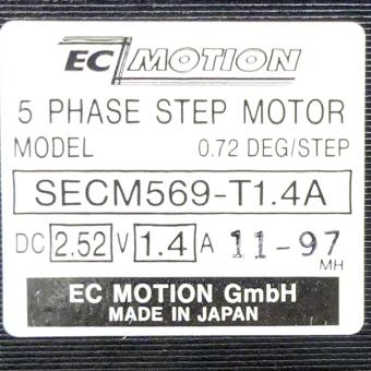 SIZE60 5-Phasen-Schrittmotor 0.72° 1.66Nm Litzen:10 1.4A Frontwelle:8mm  