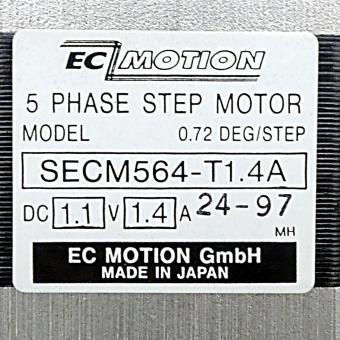 SIZE60 5-phase stepper motor 0.72° 0.42Nm Connection box 1.4A Front shaft: 8mm  