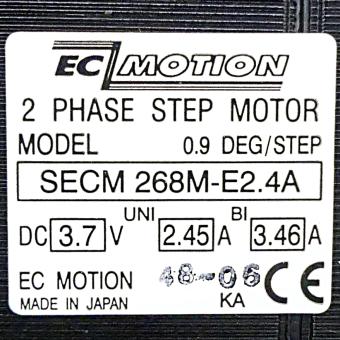 NEMA23 2-Phasen-Schrittmotor 0.9° 1.45Nm Litzen:8 2.45A Frontwelle:6.35mm  Neu OVP