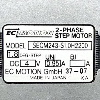 NEMA17 2-phase stepper motor 1.8° 0.16Nm Strands: 6 0.95A Front shaft: 5mm Encoder TTL  